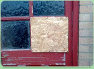 boarded up Hammersmith